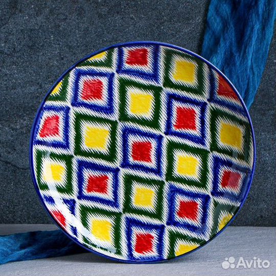 Набор чайный Риштанская керамика 'Атлас 1', 9 пред