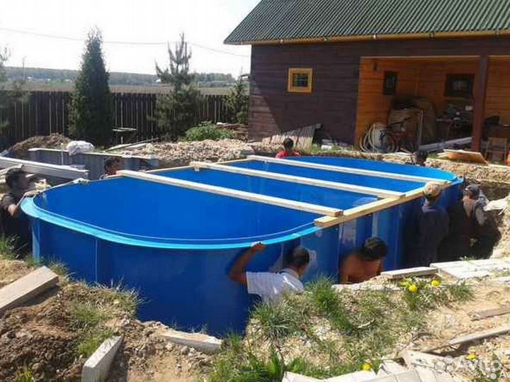 Пластиковый бассейн