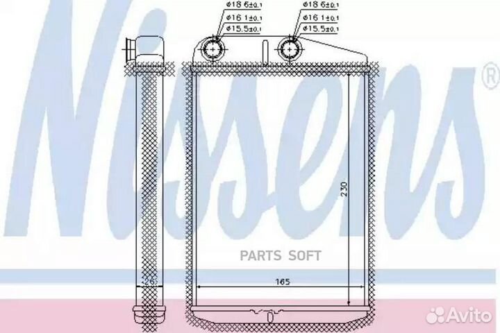 Радиатор отопителя citroën jumper (2006) 3.0 HDI