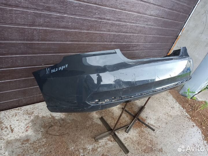 Бампер задний б/у Vw. Polo Седан 2015-2018