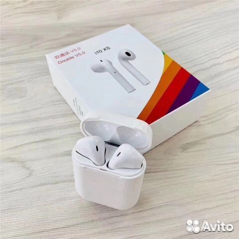 Беспроводные наушники airpodsсенсорные i10xs