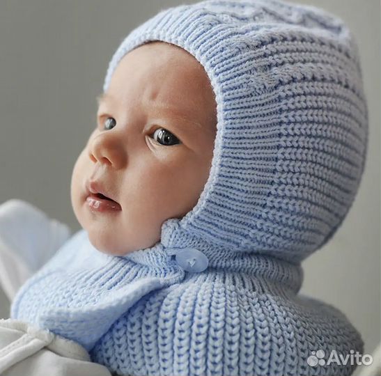 Шапка шлем для мальчика 38-40