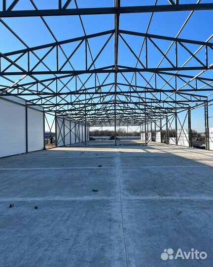 Ангар, каркас ангара