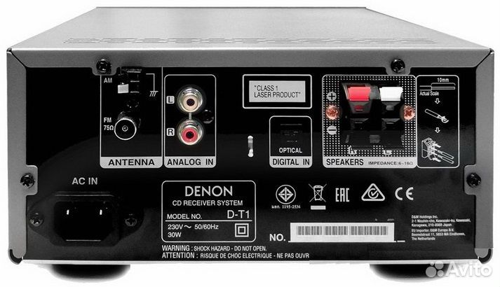 Музыкальный центр Hi-Fi-минисистема Denon DT-1