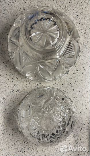 Салатник хрустальный