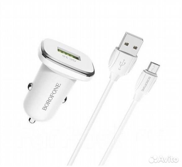 Мощное Зарядное Устройство18W + Кабель microusb