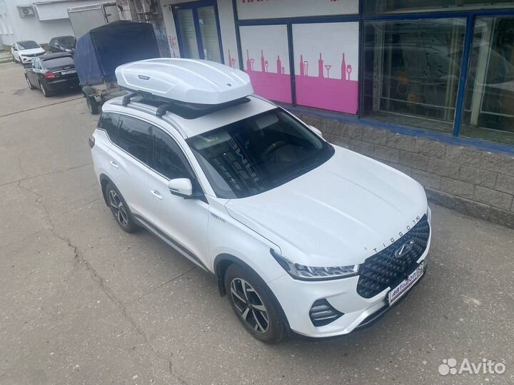 Бокс на крышу Broomer Venture LS белый металлик