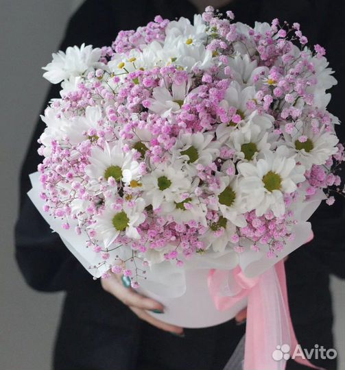 Композиции/ коробки с ромашками