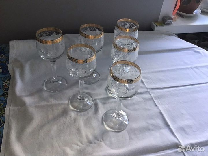 Фужеры богемия СССР