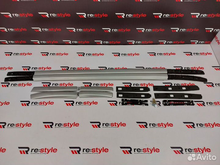 Рейлинги Mitsubishi Outlander с13г Серебро D2049