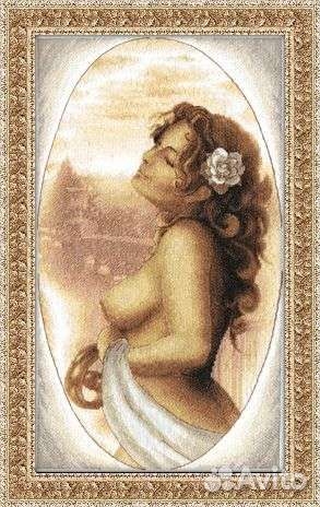 Картина вышитая