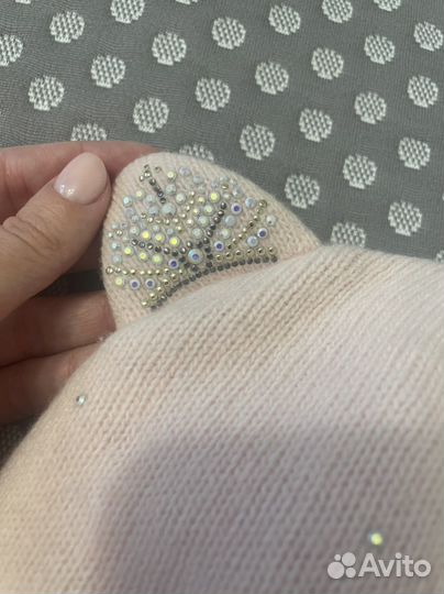 Комплект шапка, шарф Котик