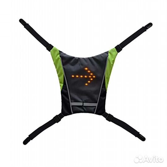 Led жилет на спину для вело, и самокатчиков