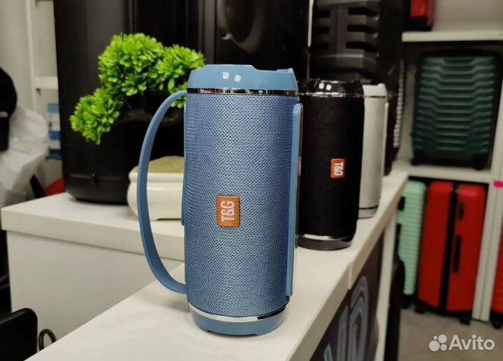 Колонка портативная беспроводная TG mini Голубая