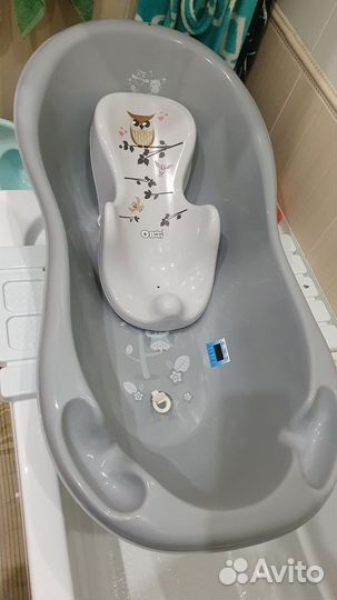 Ванночка для купания с горкой