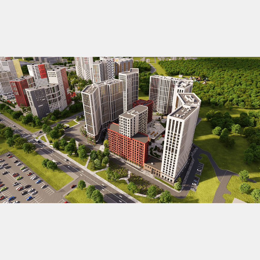 2-к. квартира, 47,7 м², 20/22 эт.