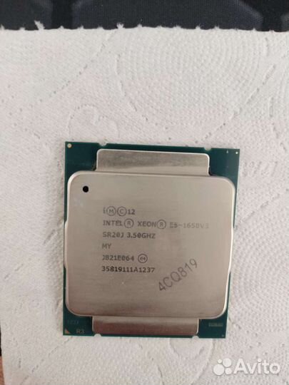 Процессор Xeon e5 1650 v3 6(12)*3.5ггц