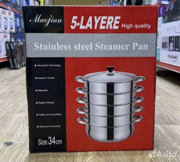 Мантоварка из нержавеющей стали