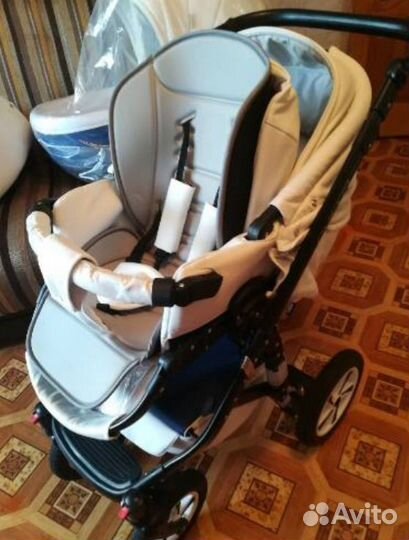 Коляска модульная 2 в 1 Caretto Riviera S (Эко кож
