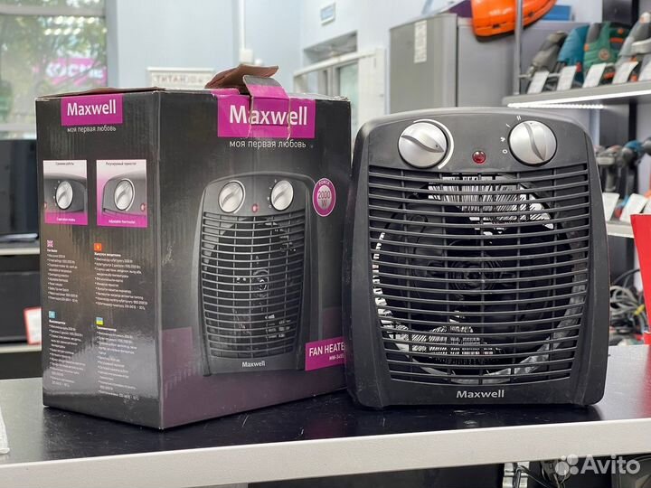 Тепловентилятор Maxwell MW-3455 (кр90б)