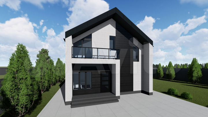 Дом 131,1 м² на участке 10 сот.