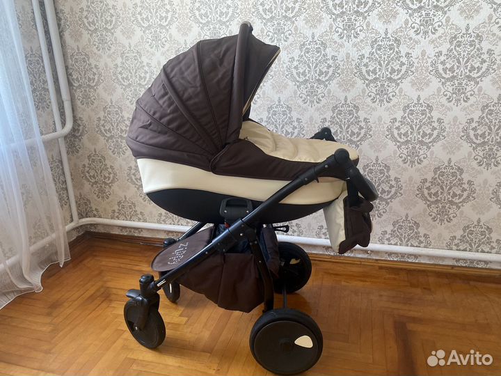 Коляска tuttis zippy 3 in 1 в экокоже