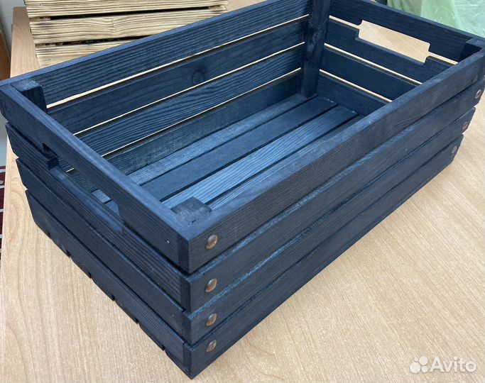 Деревянные ящики из массива сосны