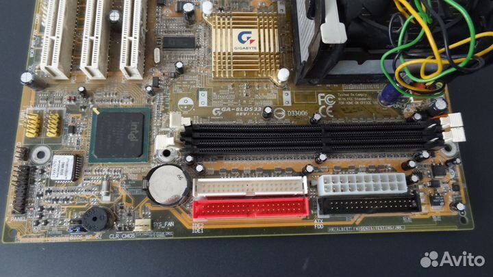 Материнская плата GA-8LD533 сокет 478 + процессор