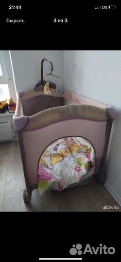 Манеж кровать babyton