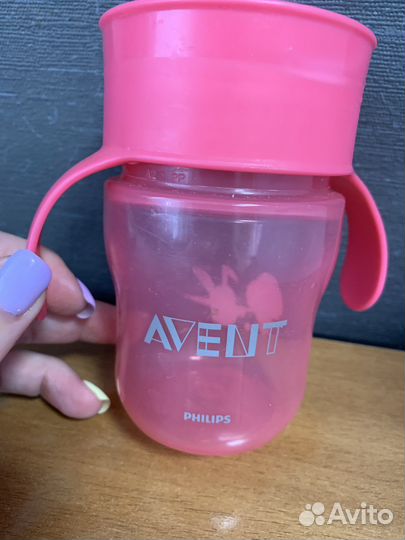 Поильник непроливайка avent