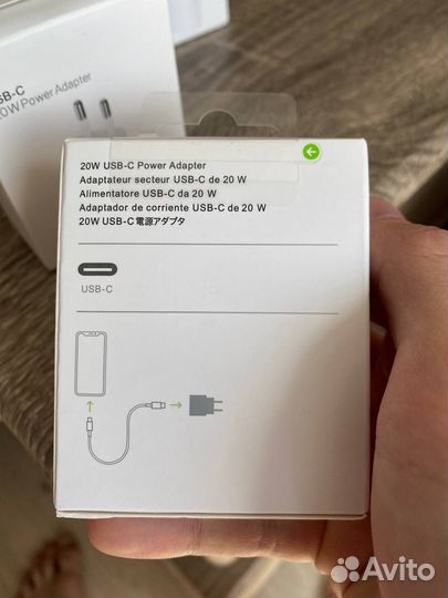 Apple Адаптер USB Type C 20W Оригинал Новый