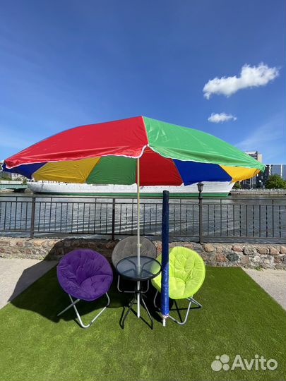Зонт пляжный 1,6м. 2,4 м 2,8 м 3,0 м