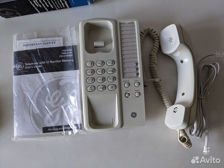 Телефон GE 2-9169 Белый