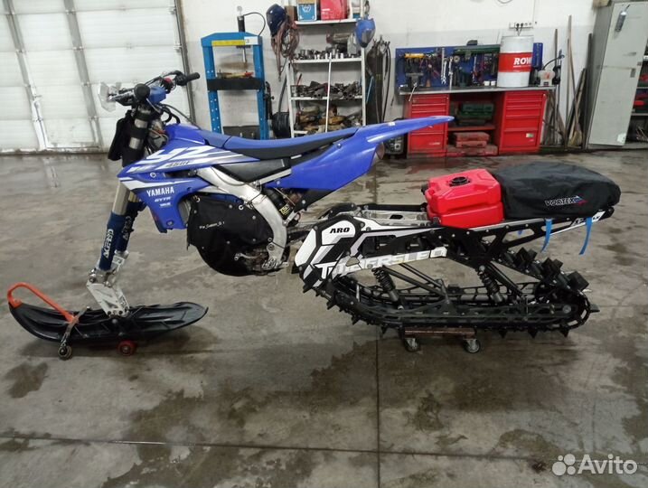 Сноубайк YZ450F с Timbersled ARO 120LE