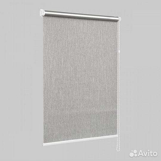 Штора рулонная Блэкаут Натур Термо Грэй 43x170