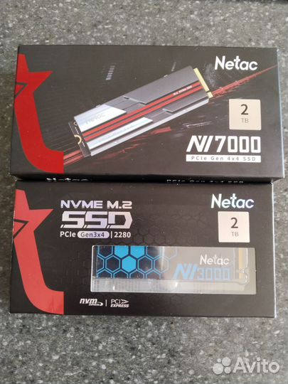 SSD M2 nvme 2TB netac новые