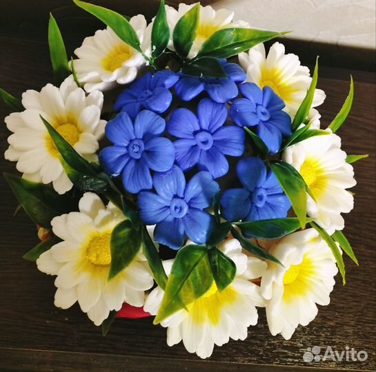 Букет цветов из мыла
