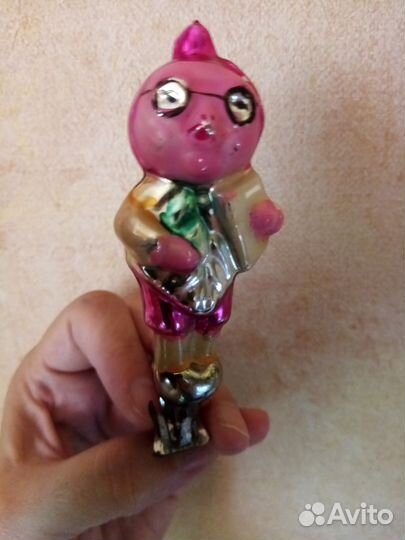 Елочная игрушка СССР винтаж ретро