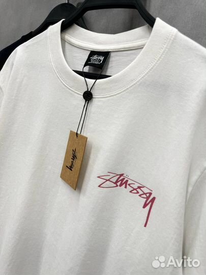 Футболка оверсайз стуси топовая stussy oversize