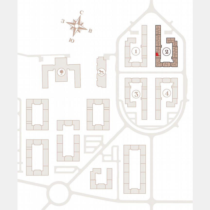2-к. квартира, 65,1 м², 1/4 эт.