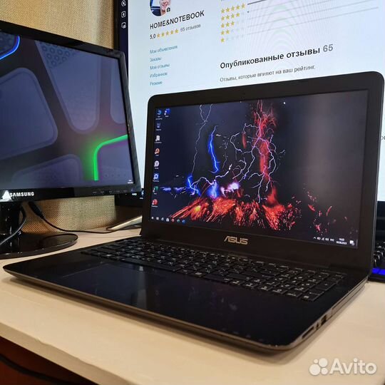 Ноутбук Asus SSD I3 2.3 GHZ 6GB 940MX