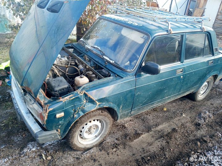 ВАЗ 2107 1.6 МТ, 2009, битый, 84 000 км