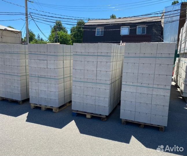 Пеплоблок М35 390х190х190