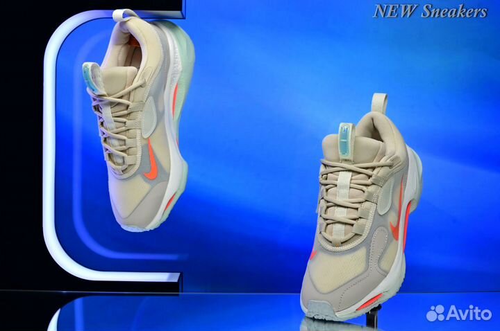 Кроссовки Nike Spark Pearl White Total Orange Zoom