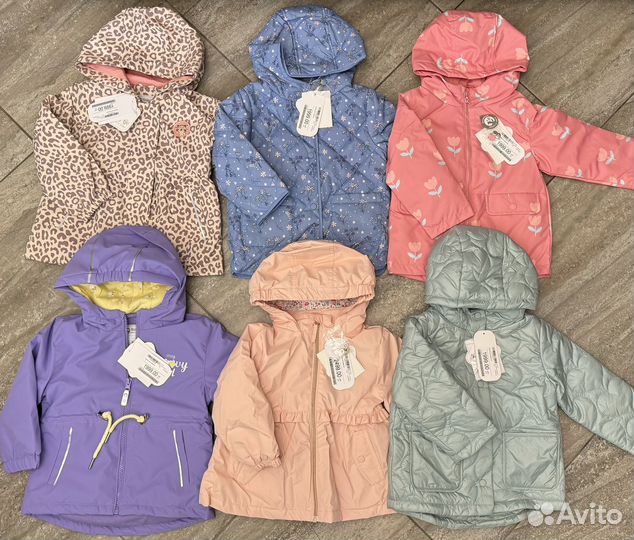 Куртки ветровки на девочку 86, 92