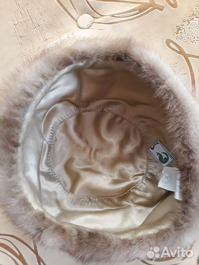 Шапка норковая новая