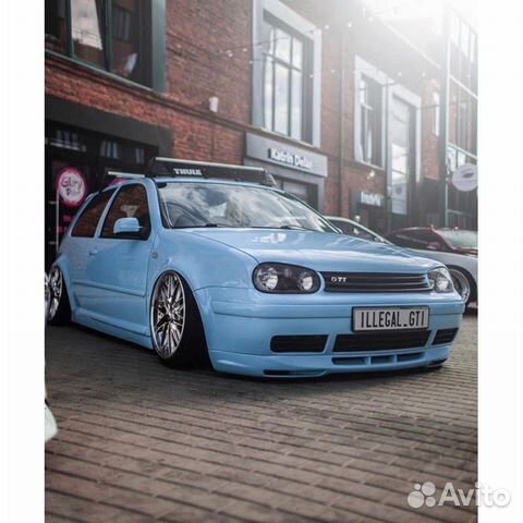 Губа переднего бампера Volkswagen Golf 4 GLI