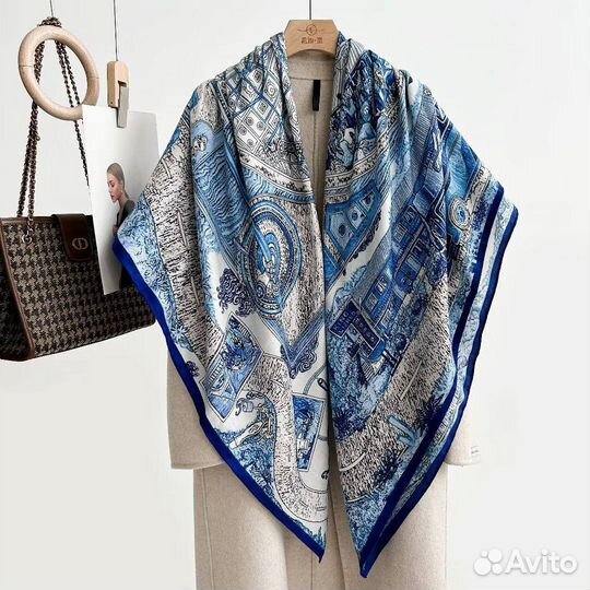 Платок шаль Dior теплая