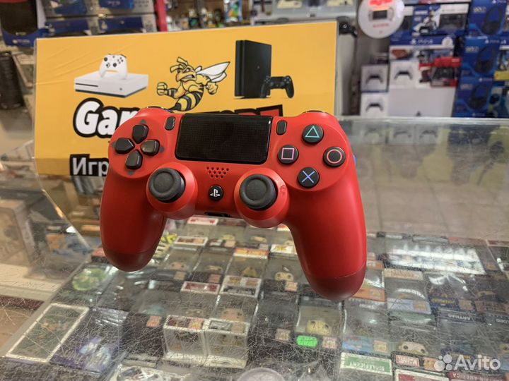Геймпад Dualshock 4 PS4 оригинал Red