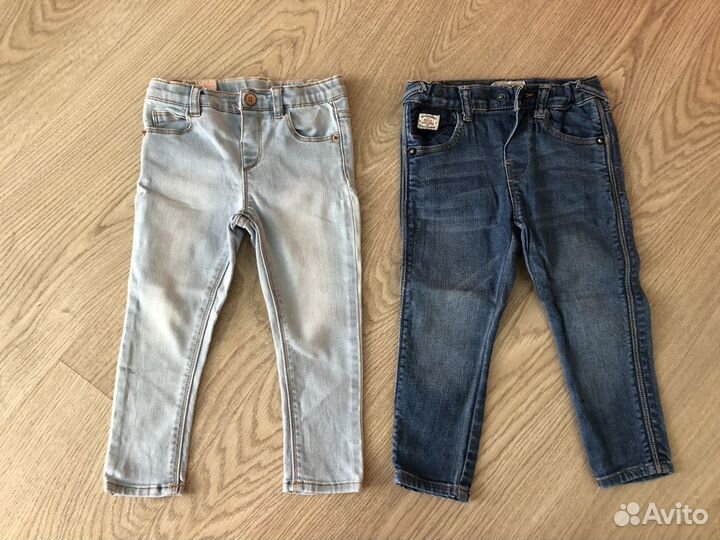 Джинсы для мальчика и девочки zara б/у
